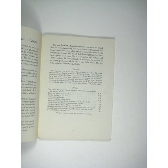 Vintage 1924 Kodak Catalog Eastman Kodak Co Camera Supplies Booklet READ - Picture 6 of 11
